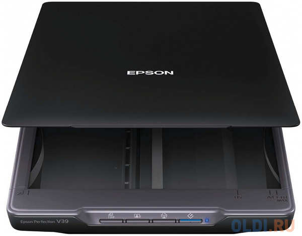 Сканер планшетный Epson Perfection V39 (B11B232201/401/502) A4 черный 4346467116