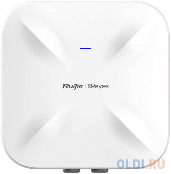 Ruijie Networks Reyee AX1800 Wi-Fi 6 Outdoor Access Point. 1775M Dual band dual radio AP. Internal antenna; 1 10/100/1000 Base-T Ethernet ports supports PoE IN;1 100 4346468050