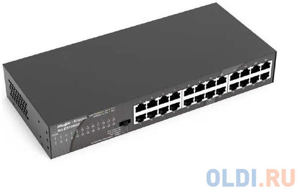 Ruijie Networks Reyee 24-Port 10/100/1000 Mbps Desktop SwitchPORT:24 10/100/1000 Mbps RJ45 PortsDesktop Steel Case 4346468092