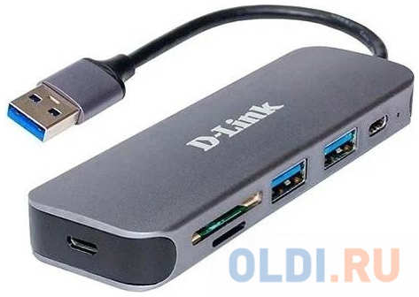 D-Link DUB-1325/A2A, 2-port USB 3.0, USB Type-C port, SD and microSD card slots Hub.2 downstream USB type A (female) ports, 1 downstream USB type C (f