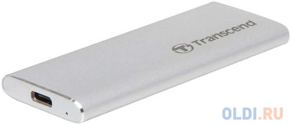 Внешний SSD диск 1.8″ 1 Tb USB Type-C Transcend ESD260C серебристый 4346468624