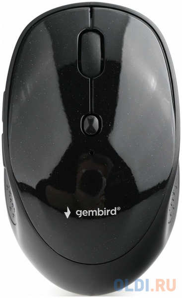 Мышь беспров. Gembird MUSW-550 1600 DPI, 6кн., 2.4ГГц + BT черная {60} 4346469571