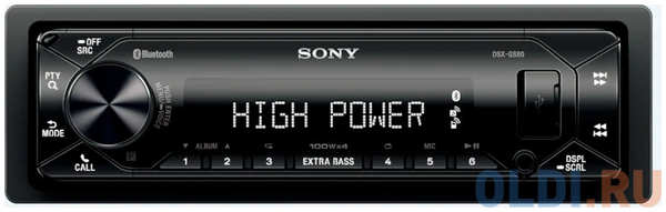 Автомагнитола Sony DSX-GS80 1DIN 4x100Вт 4346470122