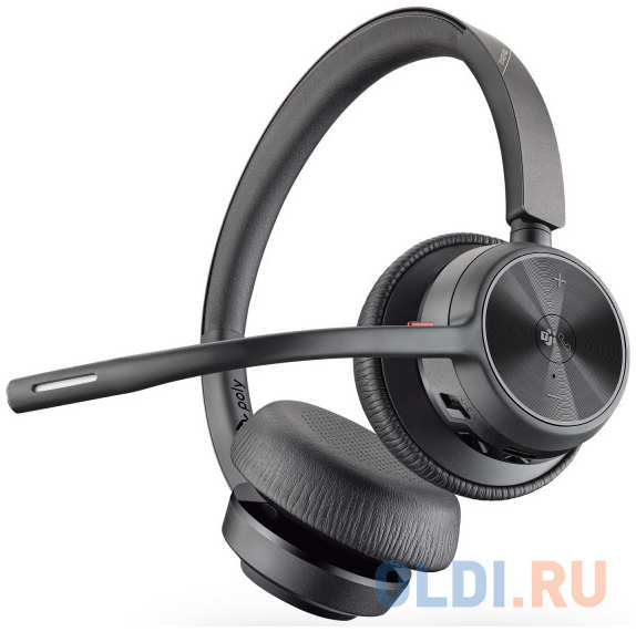 Plantronics Гарнитура беспроводная/ VOYAGER 4320 UC,V4320-M C (COMPUTER& MOBILE) MICROSOFT TEAMS CERTIFIED, USB-A, STEREO BLUETOOTH HEADSET, WITH CHARGE STAN