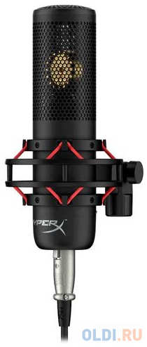 Микрофон проводной HyperX ProCast Microphone 3м черный 4346470748