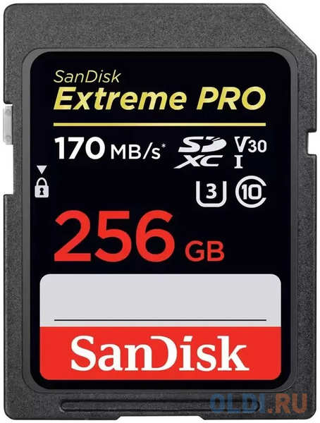 Карта памяти SD XC 256Gb SanDisk Extreme Pro 4346471034