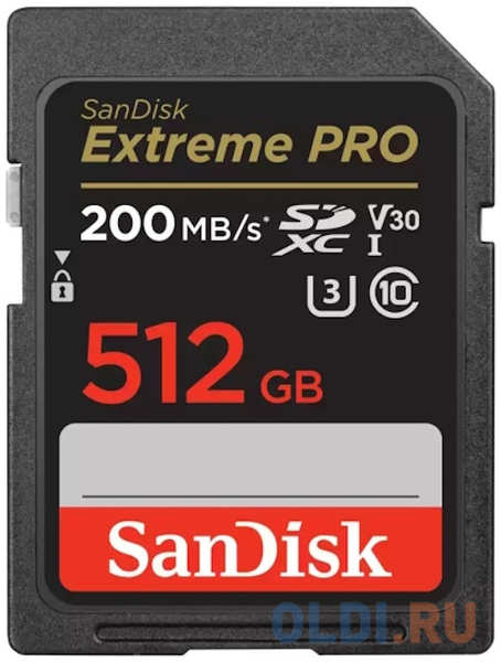 Карта памяти SD XC 512Gb SanDisk Extreme Pro 4346471038