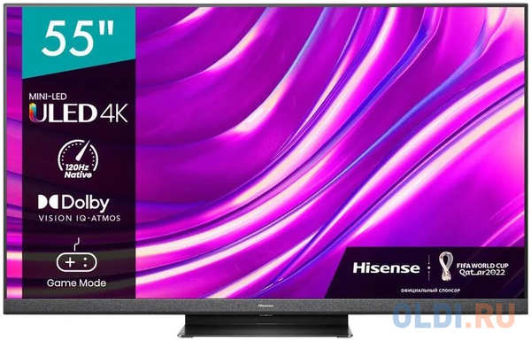 Телевизор Hisense 55U8HQ 55″ Mini LED 4K Ultra HD 4346473575