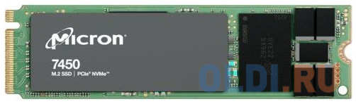 Micron SSD 7450 MAX, 400GB, M.2(22x80mm), NVMe 1.4, PCIe 4.0 x4, 3D TLC, R/W 5000/700MB/s, IOPs 280 000/65 000, TBW 2100, DWPD 3 (12 мес.) 4346474430