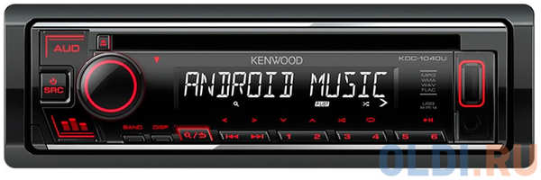 Автомагнитола CD Kenwood KDC-1040U 1DIN 4x50Вт 4346476100