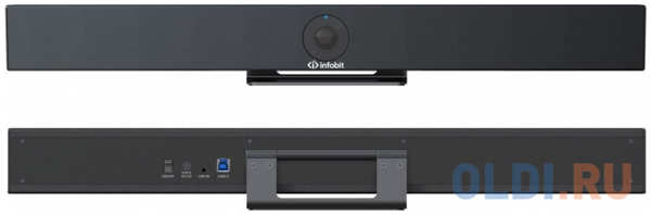 Саундбар со встроенной камерой Infobit [iCam VB30] AV VB30 USB, max. 120° ultra-wide capture, 4K video. Speaker Tracking and Auto Framing