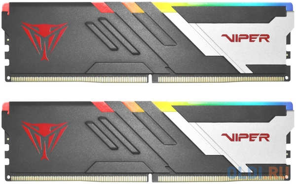Оперативная память для компьютера Patriot Viper Venom RGB DIMM 32Gb DDR5 6600 MHz PVVR532G660C34K 4346477331