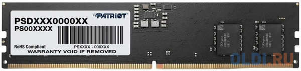 Оперативная память для ноутбука Patriot Signature DIMM 16Gb DDR5 5600 MHz PSD516G560081S 4346477339
