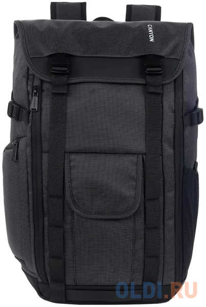 CANYON BPA-5, Laptop backpack for 15.6 inch, Product spec/size(mm):445MM x305MM x 130MM, Black, EXTERIOR materials:100% Polyester, Inner materials:100 4346478939