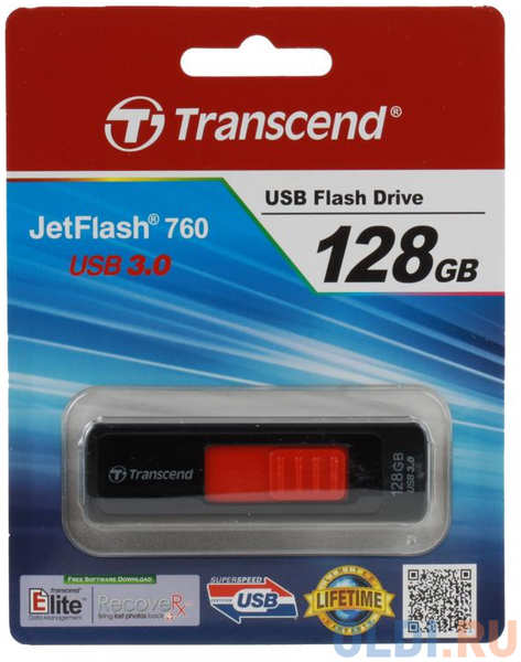 Внешний накопитель 128GB USB Drive <USB 3.0 Transcend 760 (TS128GJF760)