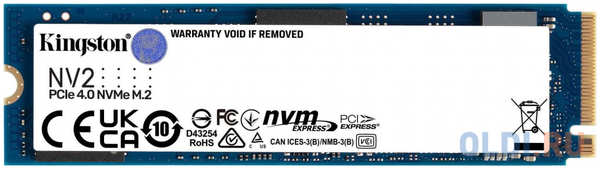 SSD накопитель Kingston NV2 1 Tb PCI-E 4.0 х4 4346480343