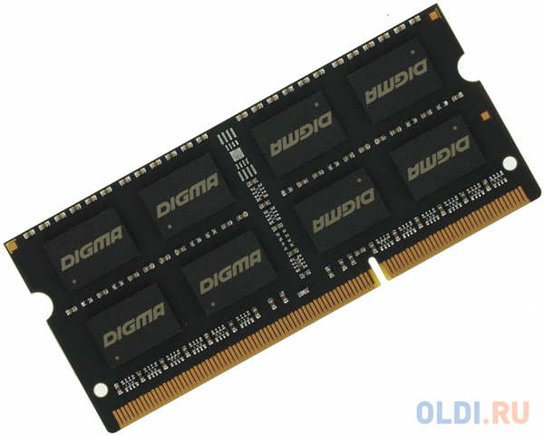 Оперативная память для ноутбука Digma DGMAS31600008D SO-DIMM 8Gb DDR3L 1600 MHz DGMAS31600008D