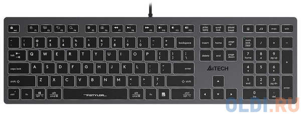 Клавиатура A4TECH Fstyler FX60 Grey USB 4346483185