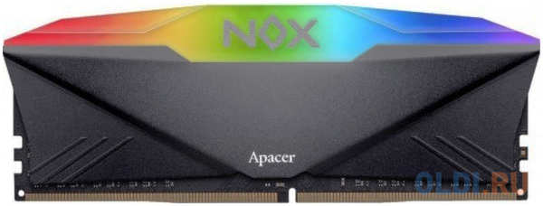 Оперативная память для компьютера Apacer NOX RGB DIMM 8Gb DDR4 3200 MHz AH4U08G32C28YNBAA-1