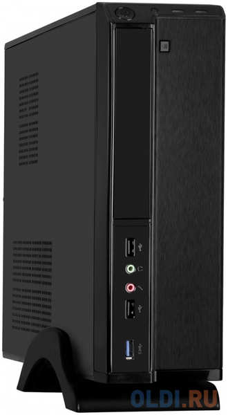 Корпус Desktop ExeGate MI-207U-M300 (mini-ITX/mATX, БП M300 с вент. 8см, 2*USB+1*USB3.0, аудио, черный) 4346484193