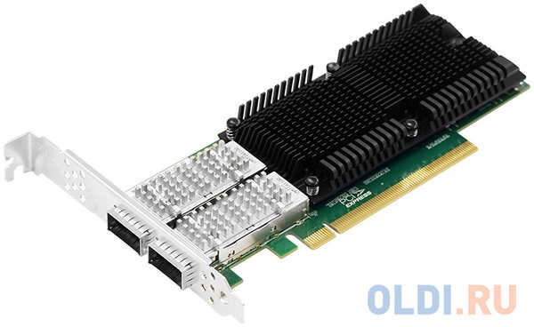 Сетевой адаптер PCIE 100GB 16QSFP28 LRES1014PF-2QSFP28 LR-LINK 4346484545