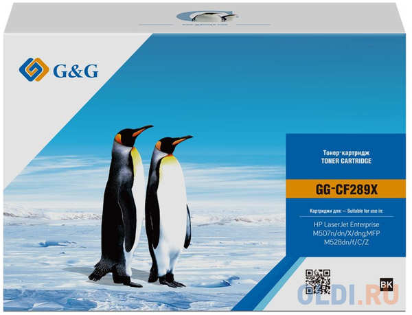 Картридж G&G GG-CF289X 10000стр Черный 4346485562