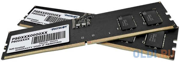 Оперативная память для компьютера Patriot Signature Line DIMM 32Gb DDR5 4800 MHz PSD532G4800K 4346486104