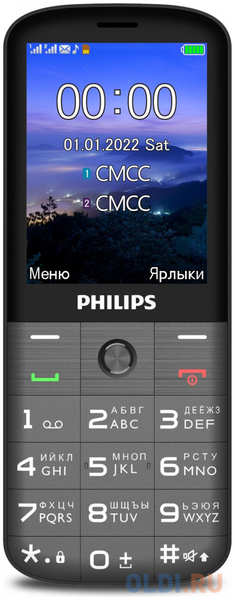 Телефон Philips E227 серый 4346488608