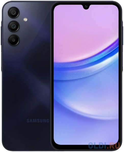 Смартфон Samsung SM-A155F Galaxy A15 128Gb 4Gb синий SM-A155FZKDMEA 4346490456