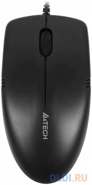 Мышь A4Tech OP-530NUS черный оптическая (1200dpi) silent USB (2but) 4346491230