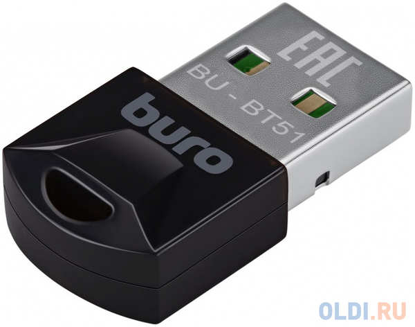 Бюрократ Адаптер USB Buro BU-BT51 BT5.1+EDR class 1.5 20м черный 4346491276