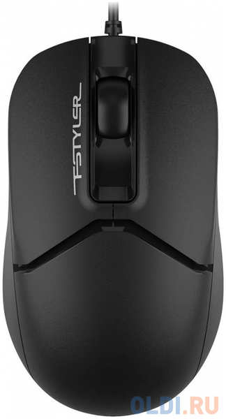 Мышь A4Tech Fstyler FM12T черный оптическая (1200dpi) USB для ноутбука (2but) 4346491297