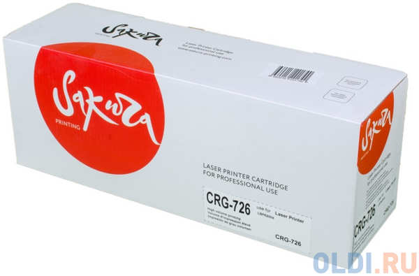 Картридж Sakura CRG726 (3483B002) для Canon LBP6200d, 2100 к