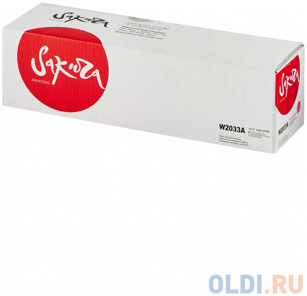 Картридж Sakura W2033A (415A) для HP LJ M454/MFPM479, пурпурный, 2100 к