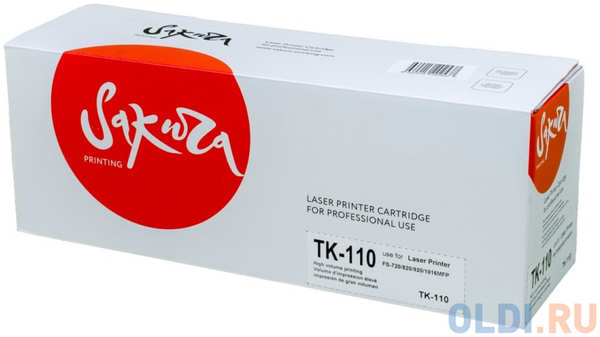 Картридж Sakura TK110 (1T02FV0DE0) для Kyocera Mita FS-720/FS-820/FS-920/1016MFP, 7200 к