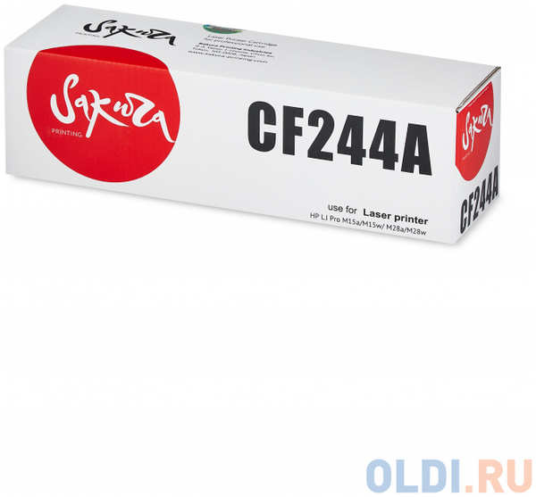 Картридж Sakura CF244A (44A) для HP 44A/CF244A, 1000 к
