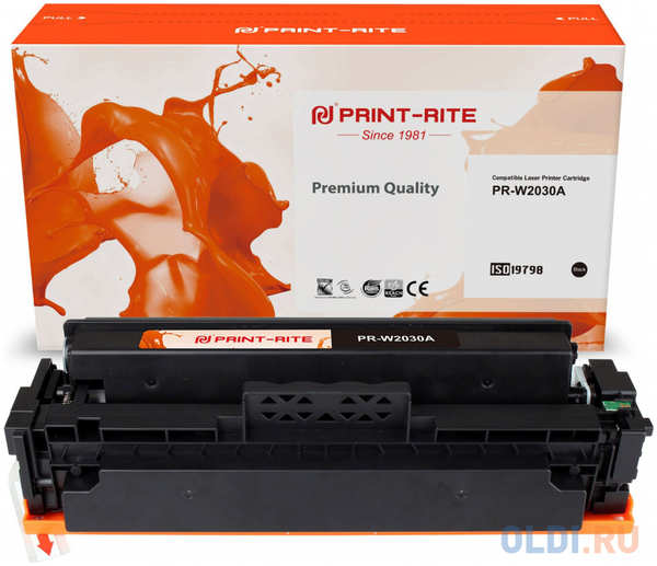 Картридж лазерный Print-Rite TFHBKOBPU1J PR-W2030A W2030A черный (2400стр.) для HP Color LaserJet M454nw/dn/dw/ Pro, MFP M479dw/fdn/fdw 4346495591