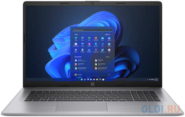 Ноутбук HP 470 G9 Core i7 1255U 8Gb SSD512Gb NVIDIA GeForce MX550 2Gb 17.3″ IPS FHD (1920x1080) Free DOS silver WiFi BT Cam (6S7D5EA)