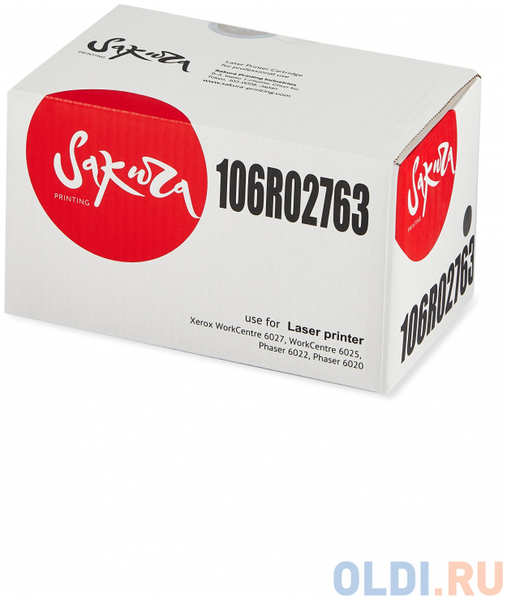 Картридж Sakura 106R02763 для XEROX WC6027/WC6025/Phaser6022/Phaser6020, 2000 к