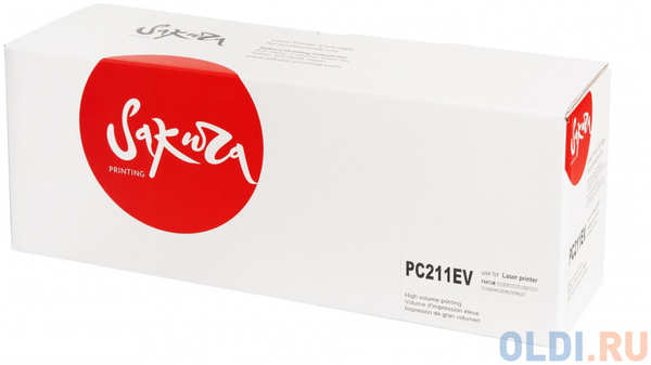 Картридж Sakura PC211EV для Pantum PP2500M6500/M6600, черный, 1600 к 4346497686