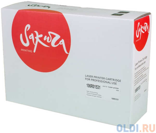 Картридж Sakura 106R01531 для XEROX WC355, черный, 11000 к 4346497936