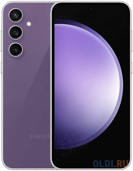 Смартфон Samsung SM-S711B Galaxy S23 FE 5G 256Gb 8Gb фиолетовый моноблок 3G 4G 6.4″ 1080x2340 Android 13 50Mpix 802.11 a/b/g/n/ac/ax NFC GPS GSM9 4346498167