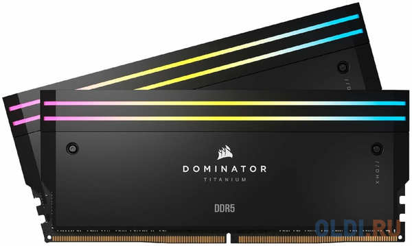 Оперативная память для компьютера Corsair Vengeance RGB Black DIMM 48Gb DDR5 7200 MHz CMH48GX5M2B7200C36 4346498219