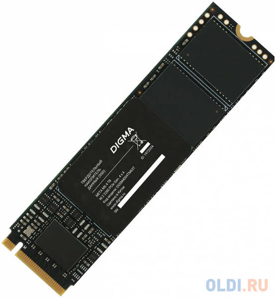 Накопитель SSD Digma PCIe 4.0 x4 4TB DGSM4004TM63T Meta M6 M.2 2280 4346498616