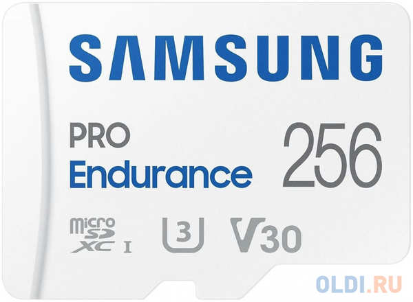 Флеш карта microSDXC 256Gb Samsung PRO Endurance (40/100 Mb/s, adapter) (MB-MJ256KA/APC) 4346499617