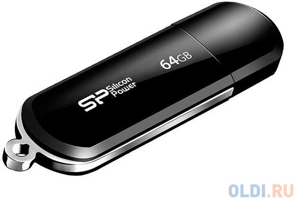 Внешний накопитель 64GB USB Drive <USB 2.0 Silicon Power Luxmini 322 Black (SP064GBUF2322V1K) 434671592