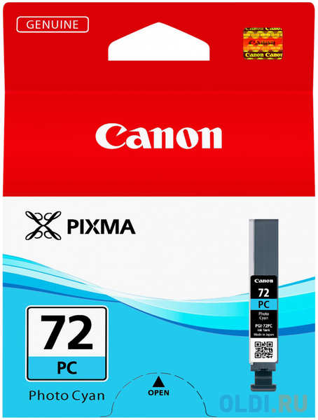 Картридж Canon PGI-72PC 351стр Голубой 434673377
