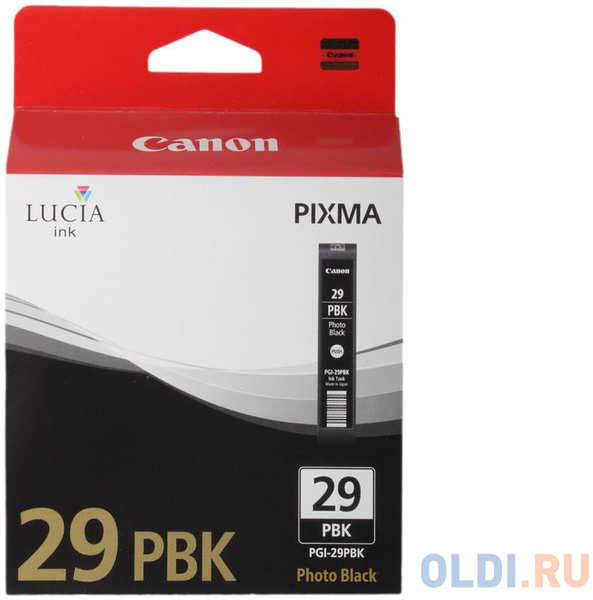 Картридж Canon PGI-29PBK 111стр Черный 434673931