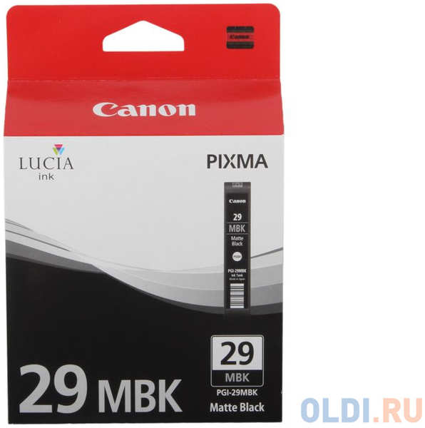 Картридж Canon PGI-29MBK 505стр Черный 434673937