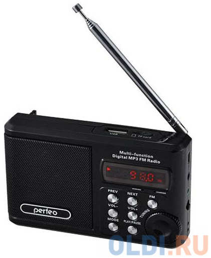 Мини аудио система Perfeo Sound Ranger 4 in 1 PF-SV922 черный 434680561
